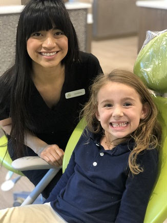 Happy dental patient Happy dental patient